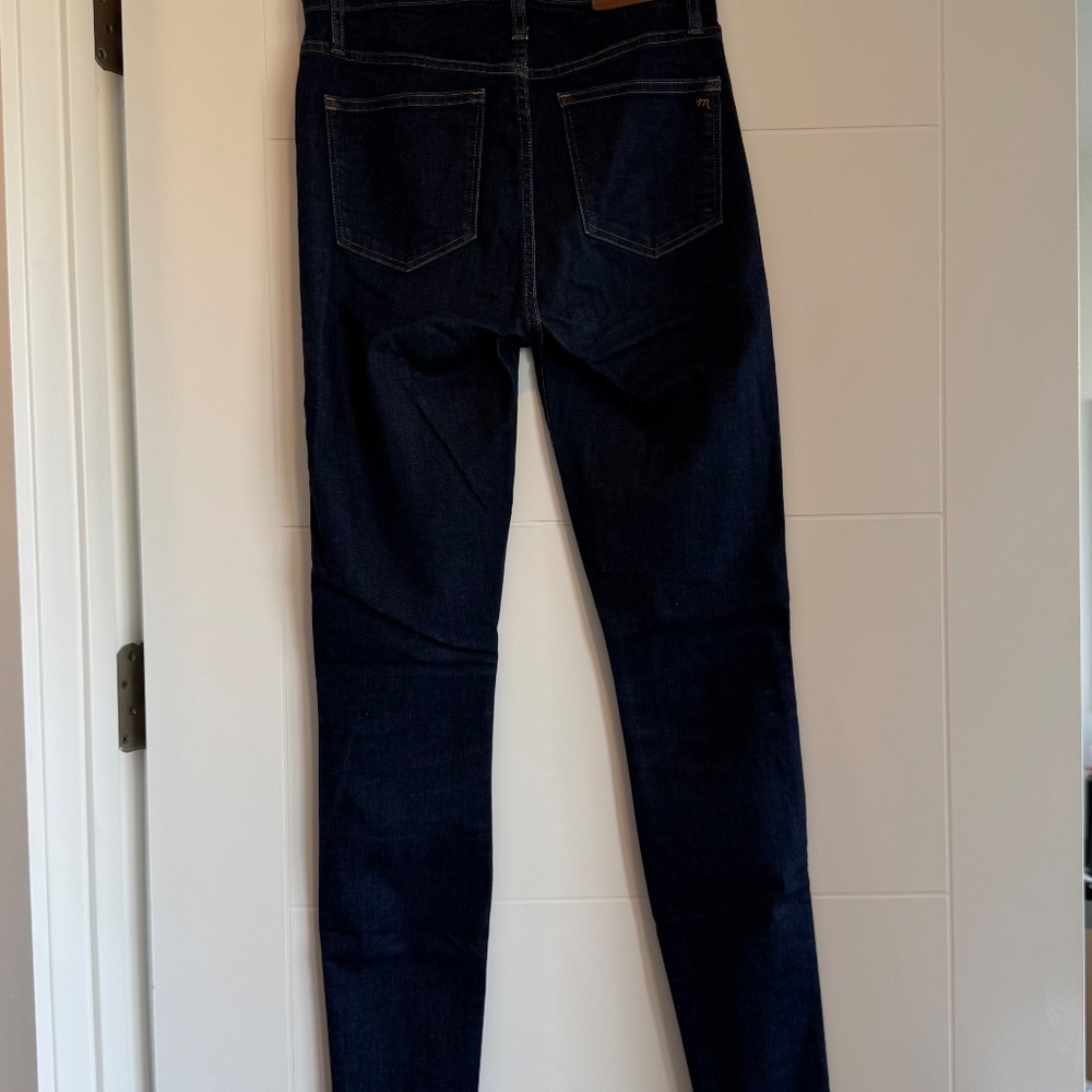 Madewell Tall 10" High-Rise Skinny Jeans in Lucille Wash, Size 28 Tall - Picture 11 of 11